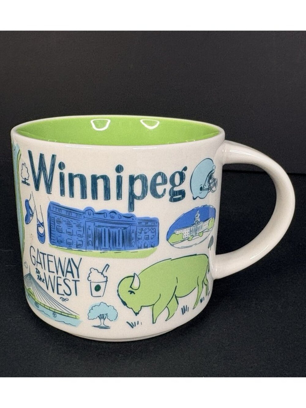 Starbucks Winnipeg Been There Series Coffee Mug 14 fl. Oz 2019